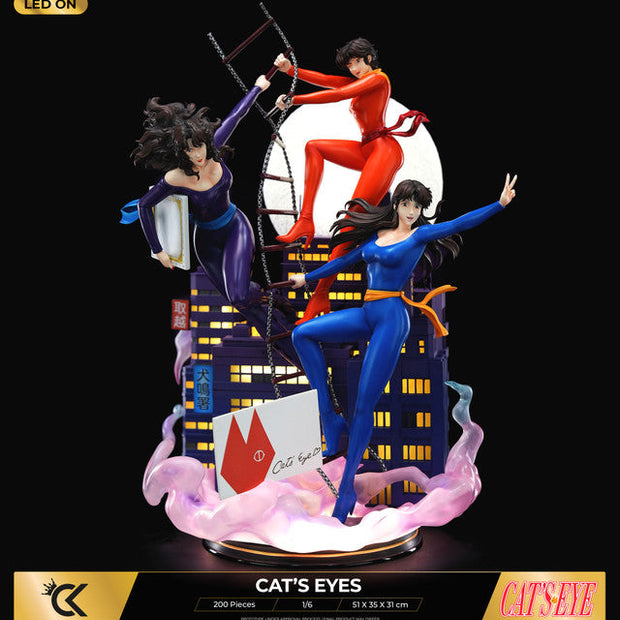 [Pre-Order Closed] Cartoon Kingdom Studio - Statue -Cat's eyes - Kisugi Rui & Kisugi Hitomi & Kisugi Ai (Licensed)