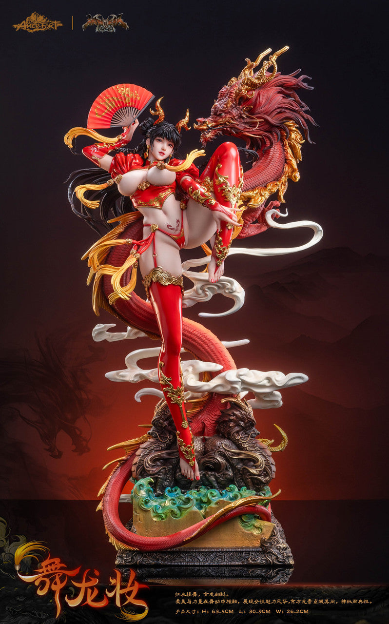 [Warehouse in Stock] PIJI Studio - Statue - Original Amerfort Licensed Dragon Dance Makeup Statue AFYC-WLZ09 (Licensed)