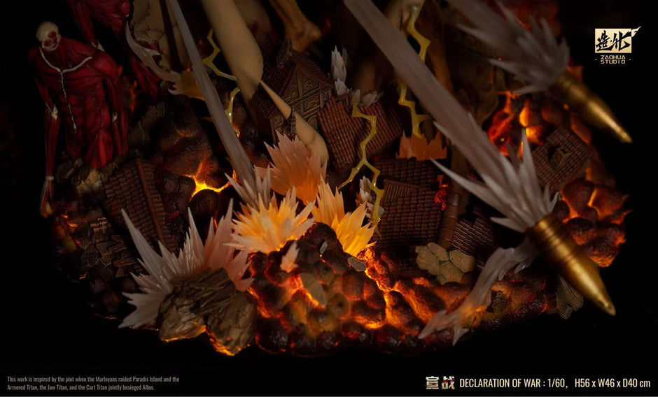 [Last One] ZaoHua Studio - Statue - Attack on Titan - Declaration Of War EX ver with LED