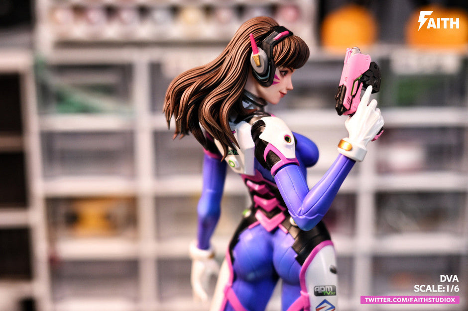 [Warehouse in Stock] Faith Studio - Statue - Overwatch - #1 Game Girl D.va