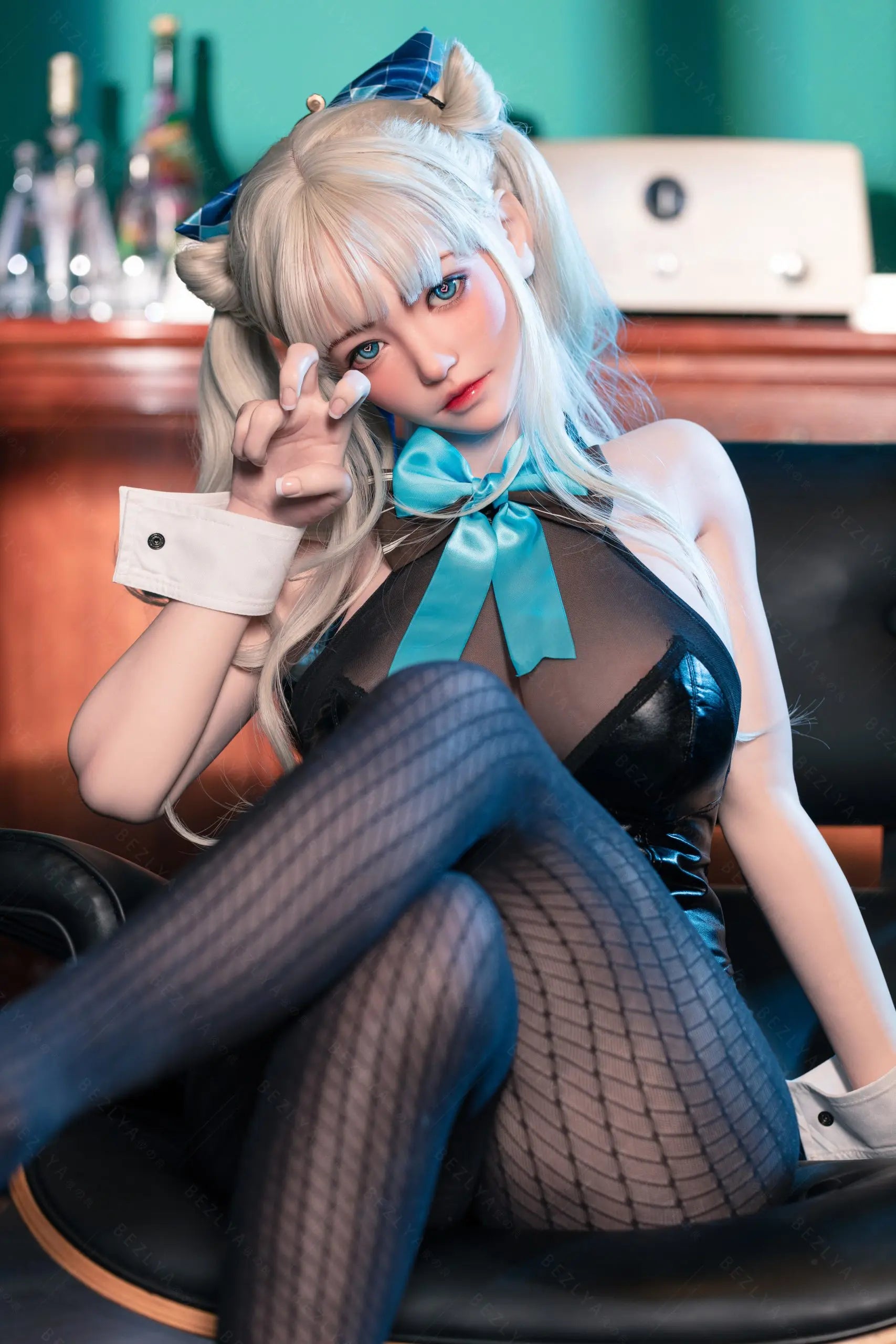 [Pre-Order] Bezlya - Sex Doll - Original - Bunny Girl Oleander Makeup No. 1 1/1 silicone action figure (Licensed)