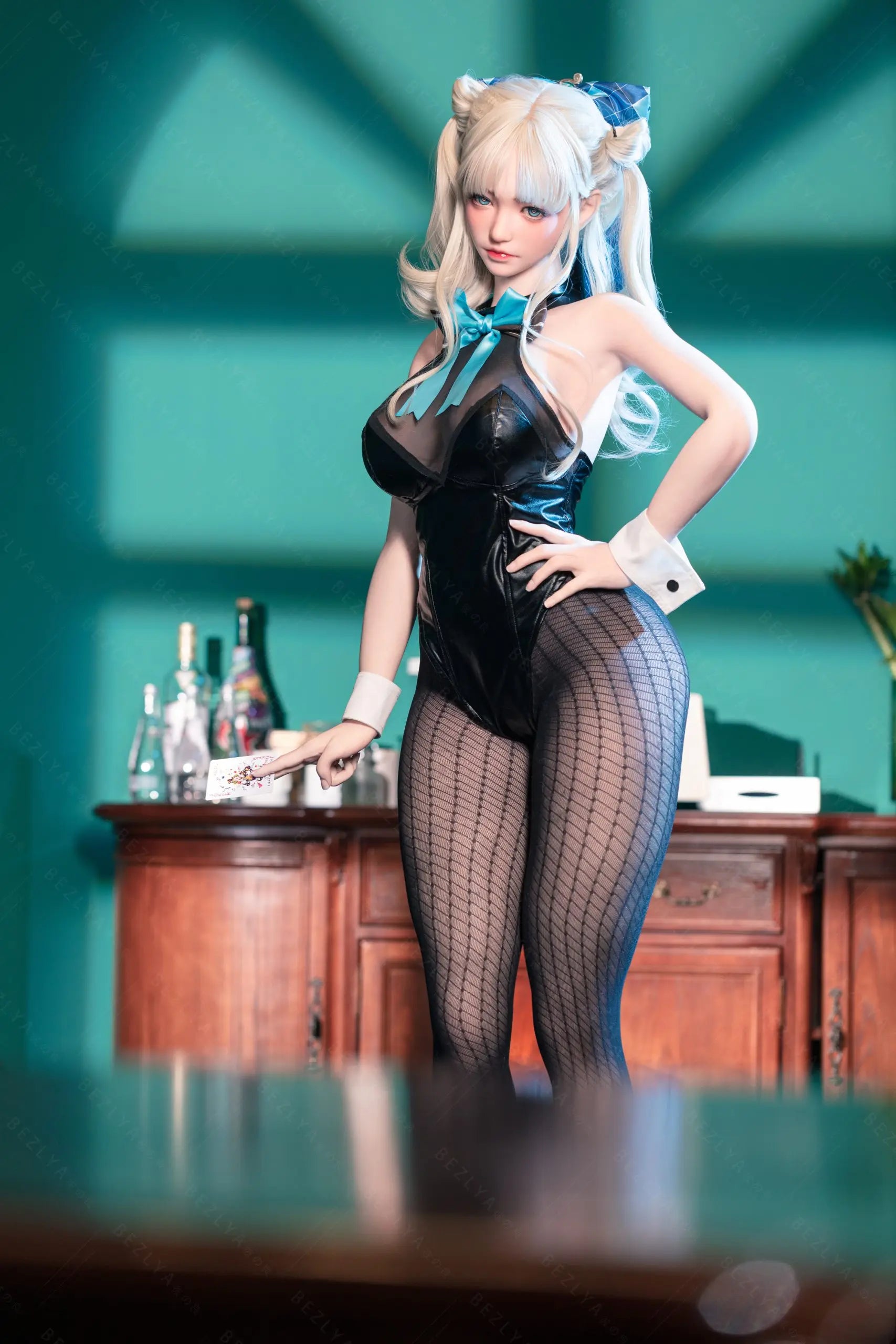 [Pre-Order] Bezlya - Sex Doll - Original - Bunny Girl Oleander Makeup No. 1 1/1 silicone action figure (Licensed)