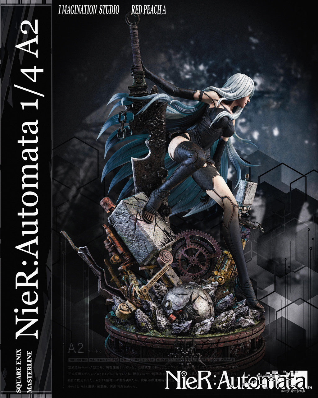 [Pre-Order Closed] Imagination Studio & Red Peach A Studio - Statue -  NieR:Automata  - A2