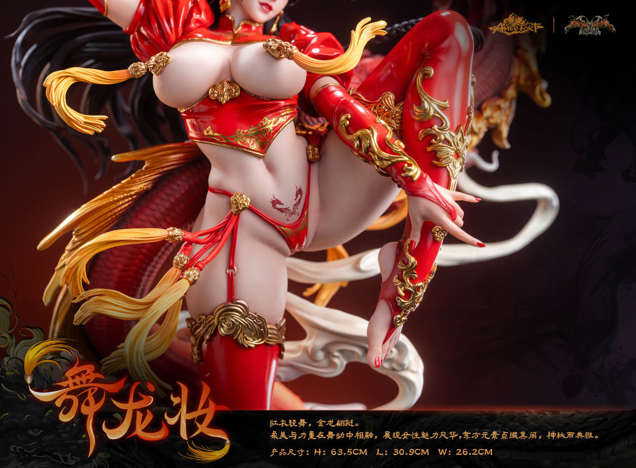[Warehouse in Stock] PIJI Studio - Statue - Original Amerfort Licensed Dragon Dance Makeup Statue AFYC-WLZ09 (Licensed)