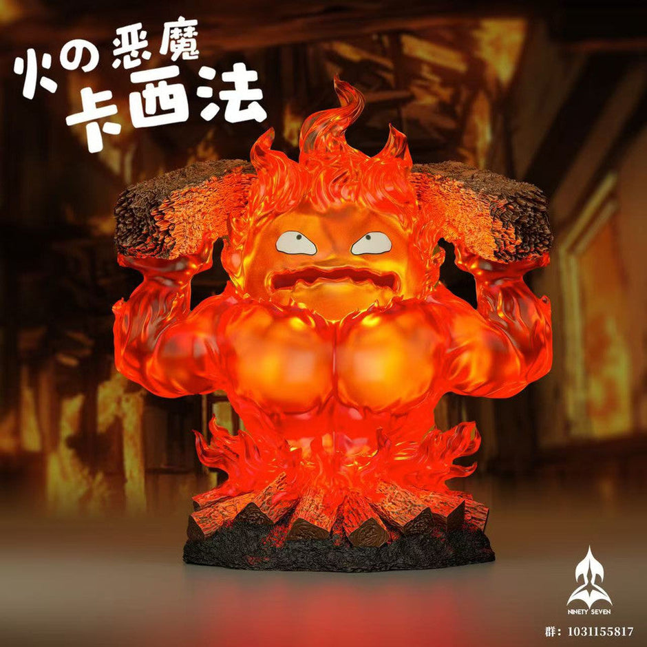 [Pre-Order Closed] NINETY SEVEN Studio - Statue - Howl's Moving Castle - Angry Calcifer