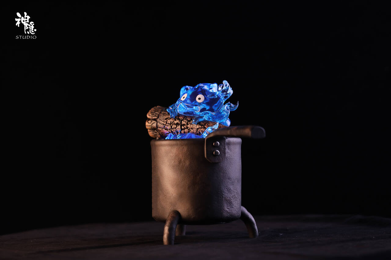 [Warehouse in Stock] Shen Yin Studio - Statue - Howl's Moving Castle - Blue Calcifer with LED