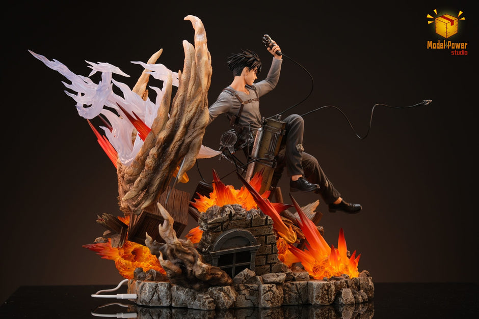[Pre-Order Closed] Model Power Studio - Statue - Attack on Titan - #6 Street Fighting Levi Ackerman