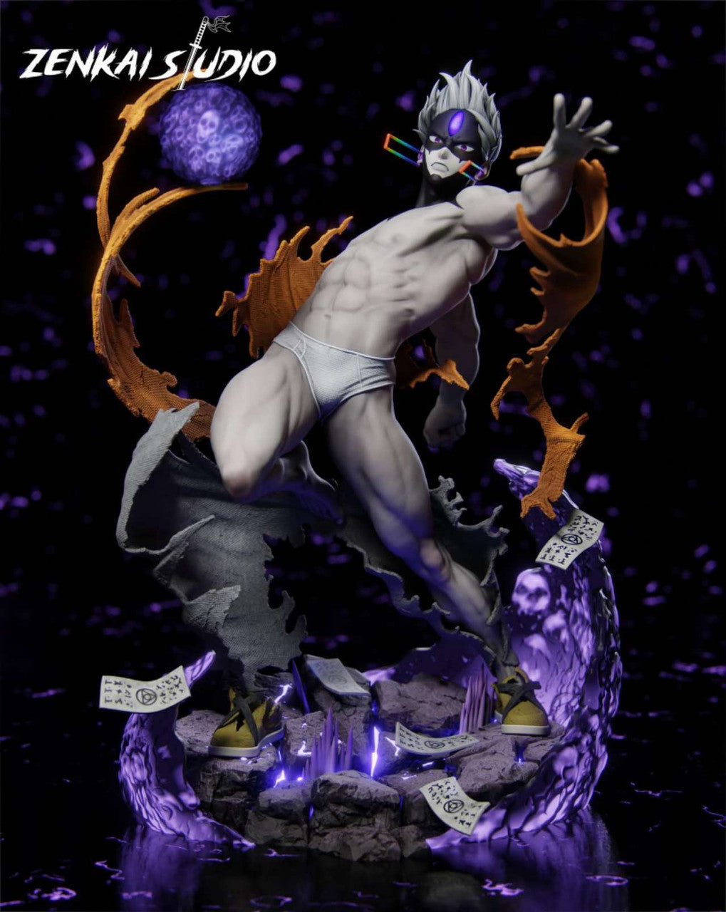 [Pre-Order] ZENKAI Studio - Statue - DanDaDan - Jiji(Evil Eyes) with LED