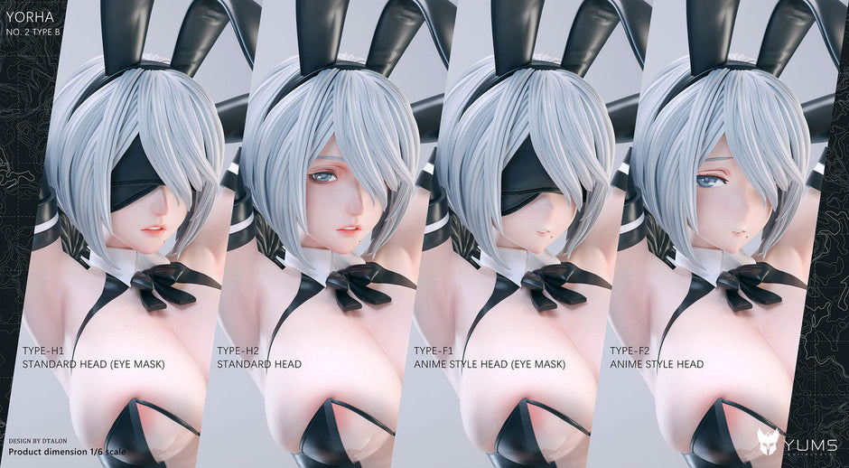 [Warehouse in Stock] YUMS-Collectors Studio - Statue - NieR:Automata - YoRHa Bunny Girl 2B
