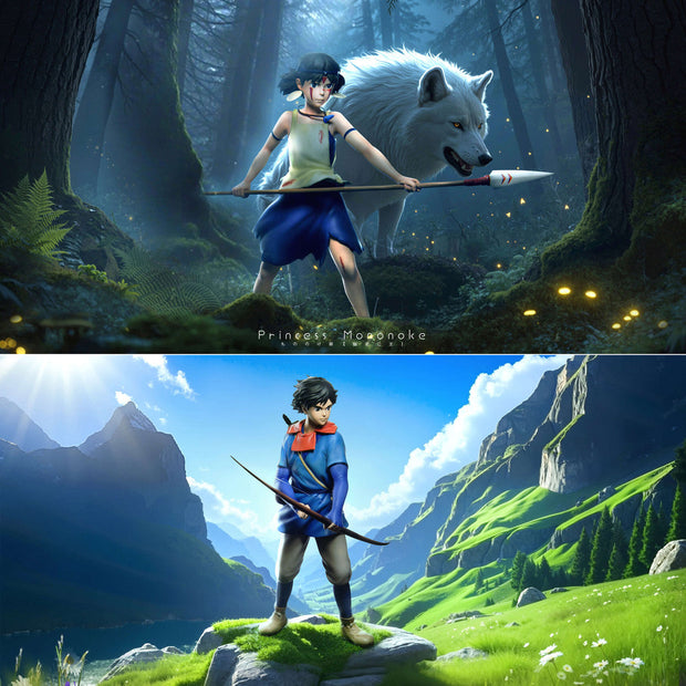 [Pre-Order] Cake Studio - Statue - Princess Mononoke - Hayao Miyazaki Series Small Scale 001 Princess Mononoke