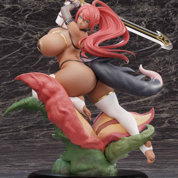 [Pre-Order Closed] SODA Studio - Statue - Original - Silver Rank Adventurer Fire Dragon Rinea (Licensed)