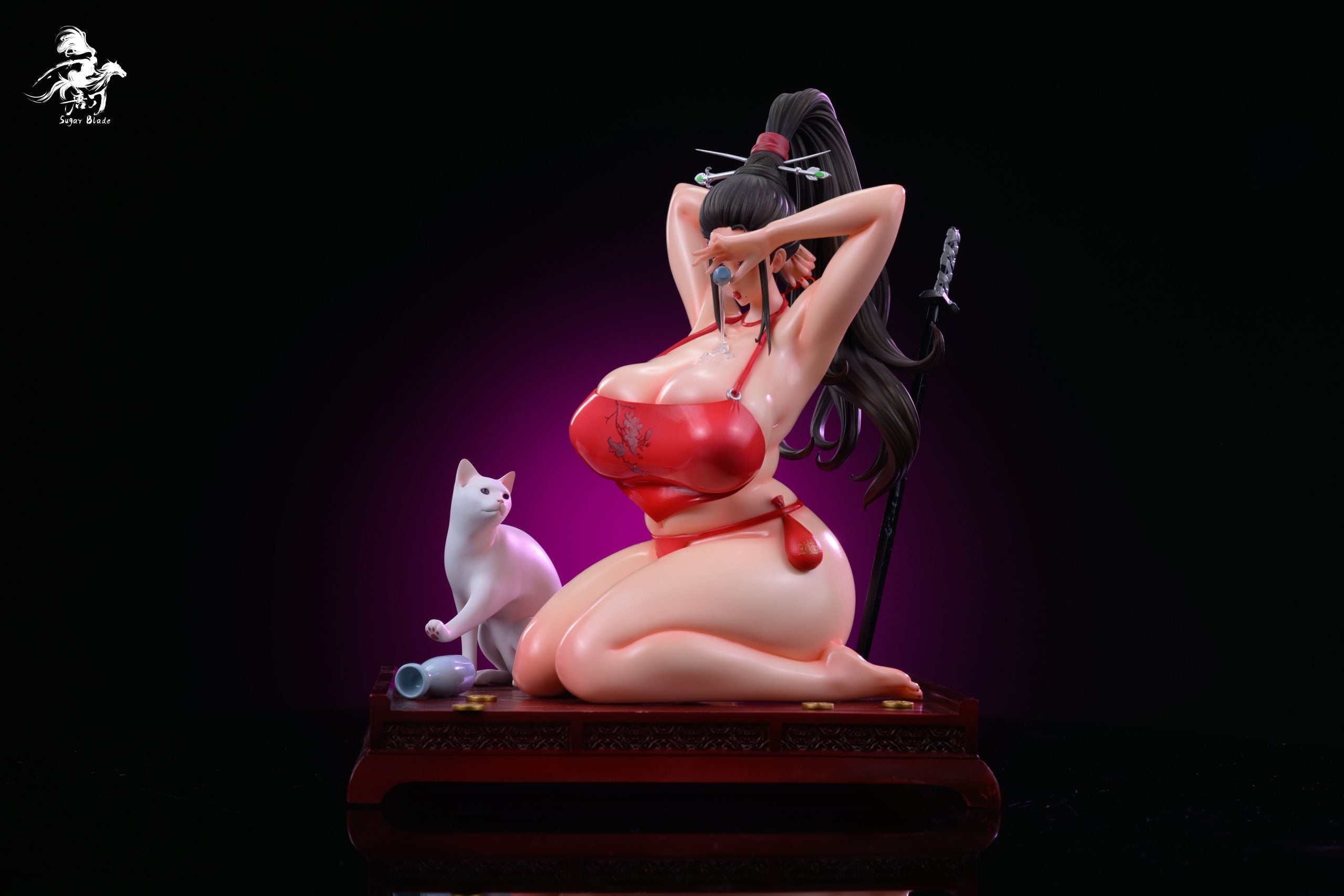 [Warehouse in Stock] Sugar Blade Studio - Statue - Original - Crane's Cry Cat's Melody (Licensed)