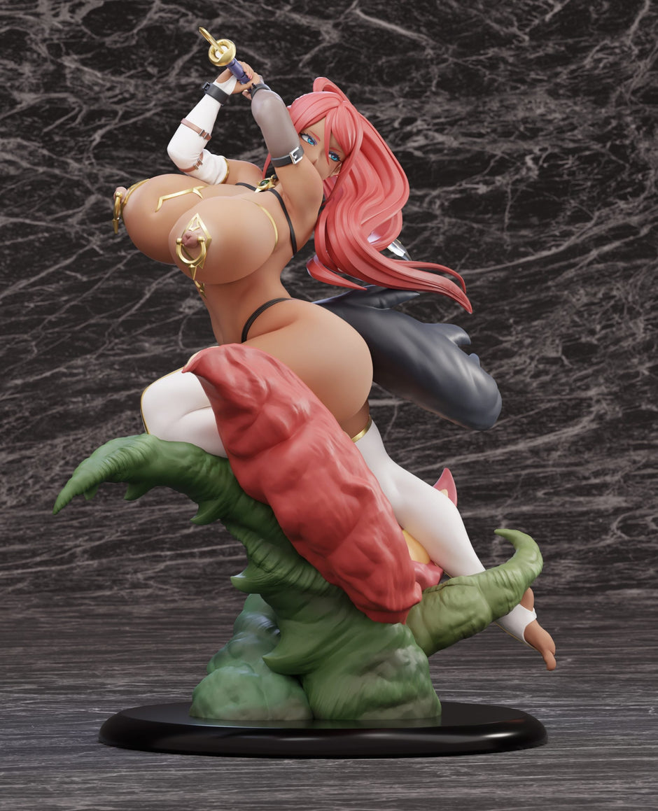 [Pre-Order Closed] SODA Studio - Statue - Original - Silver Rank Adventurer Fire Dragon Rinea (Licensed)