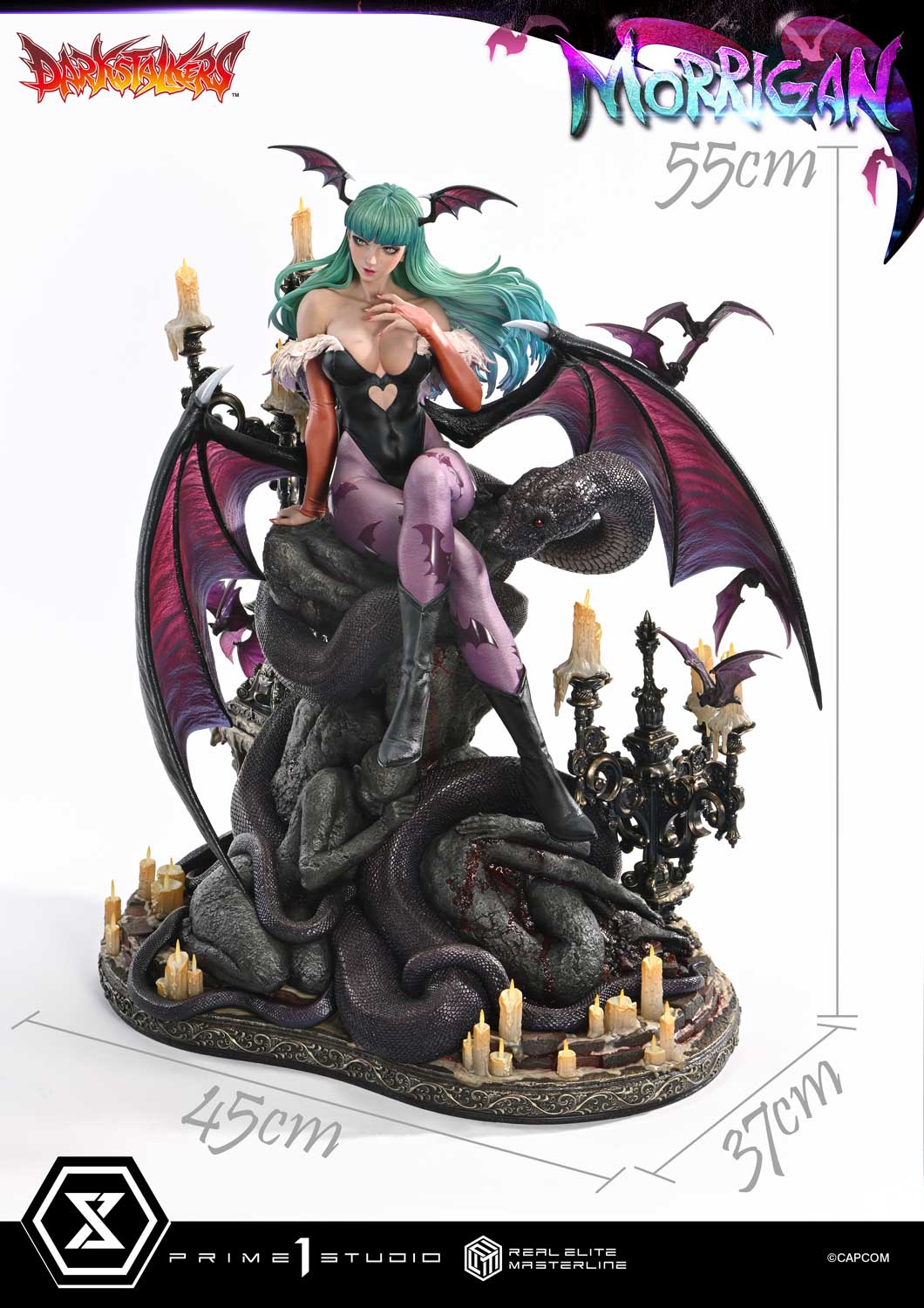 [Pre-Order] Prime 1 Studio - Statue - Darkstalkers - Real Elite Masterline - Morrigan REMDKS-01 REMDKS-01S (Licensed)