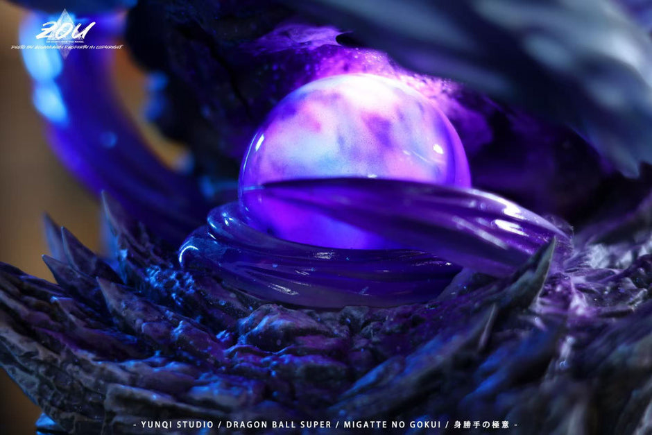 [Warehouse in Stock] YUN QI Studio - Statue - Dragon Ball Light carving series Migatte no Gokui Son Goku