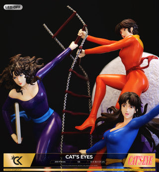 [Pre-Order Closed] Cartoon Kingdom Studio - Statue -Cat's eyes - Kisugi Rui & Kisugi Hitomi & Kisugi Ai (Licensed)