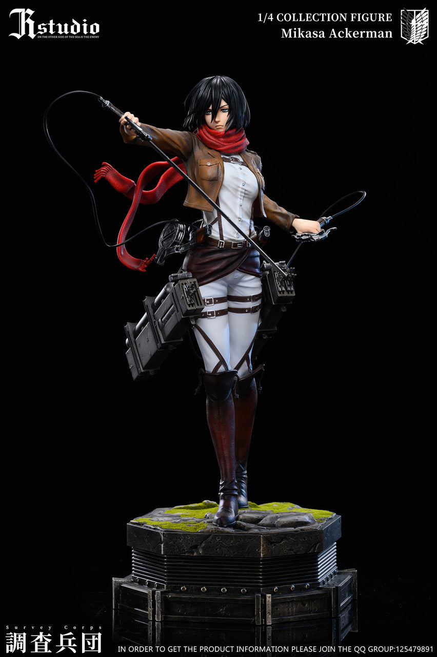 [Warehouse in Stock] JR Studio - Statue - Attack on Titan - Mikasa Ackerman