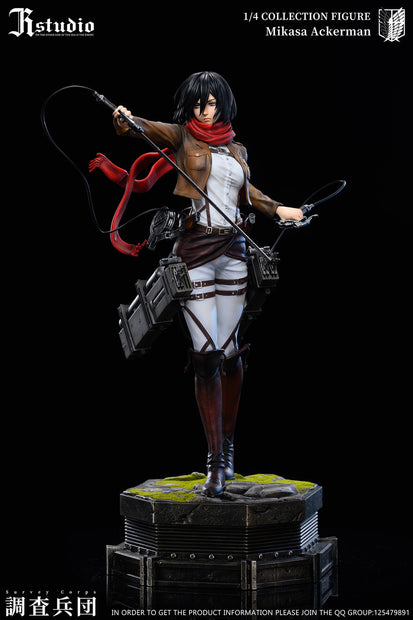 [Warehouse in Stock] JR Studio - Statue - Attack on Titan - Mikasa Ackerman
