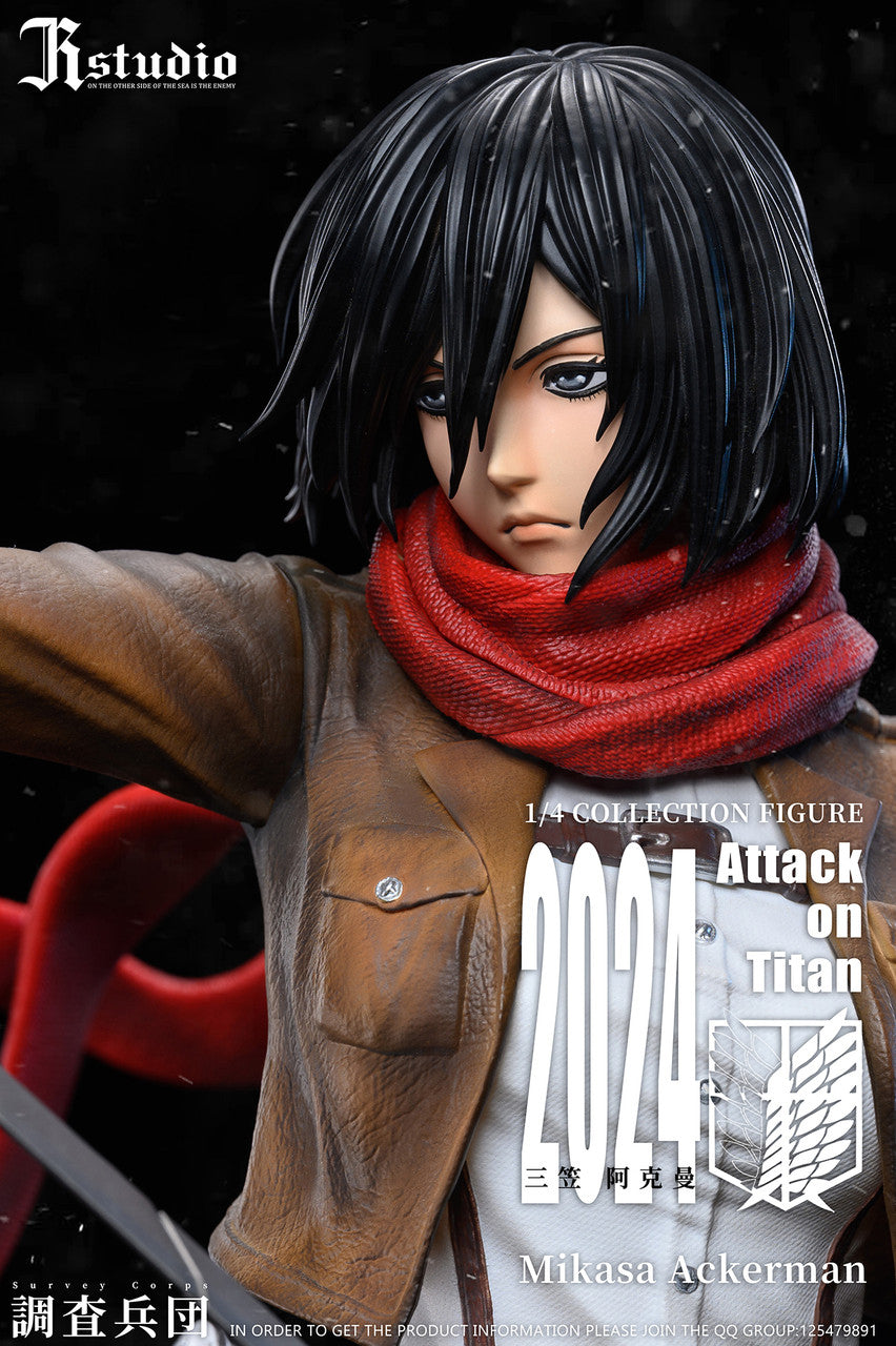 [Warehouse in Stock] JR Studio - Statue - Attack on Titan - Mikasa Ackerman