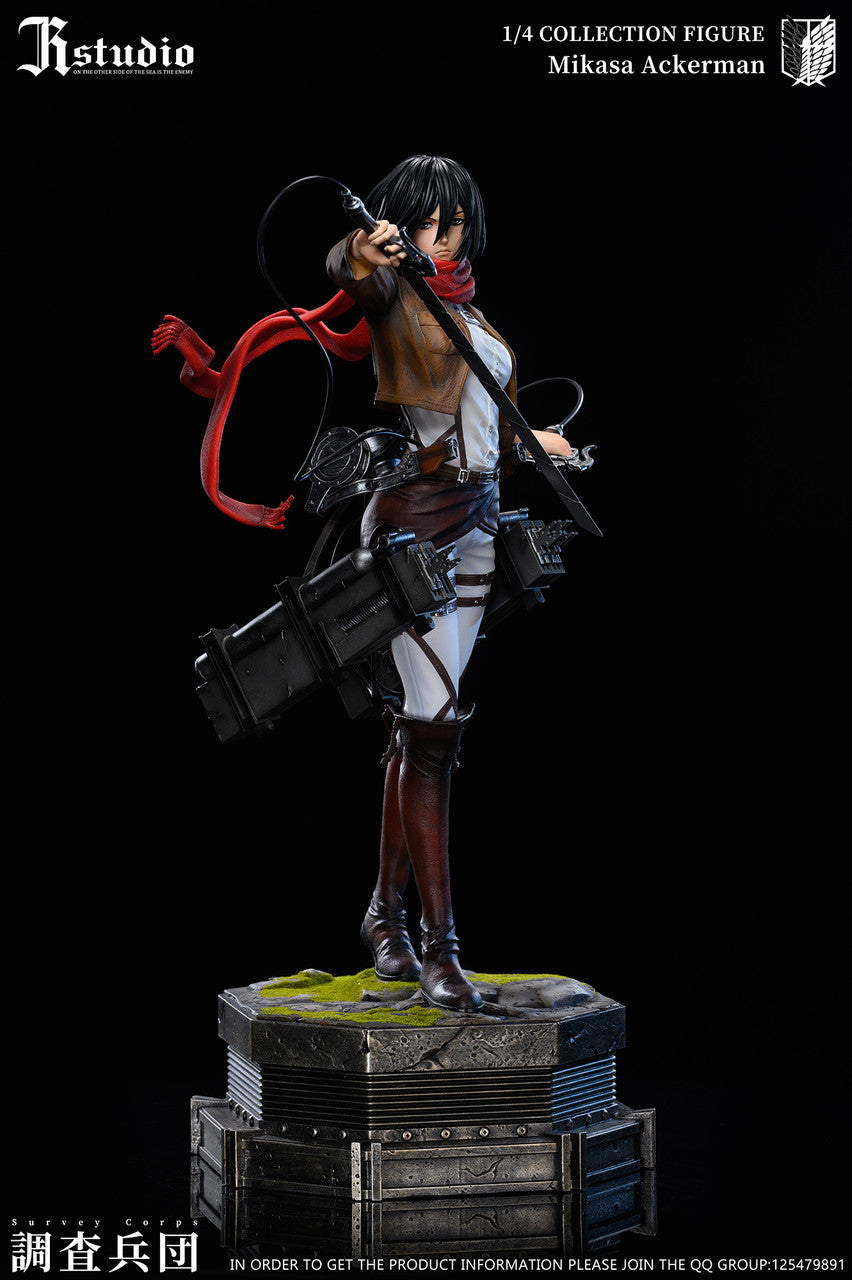 [Warehouse in Stock] JR Studio - Statue - Attack on Titan - Mikasa Ackerman