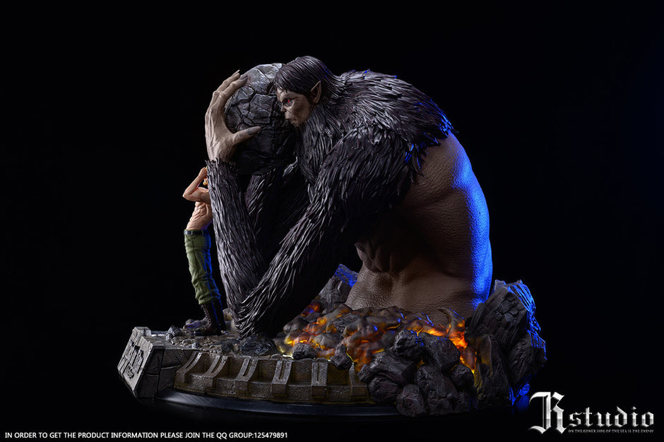 [Warehouse in Stock] JR Studio - Statue - Attack on Titan - Zeke Jaeger & Beast titan with LED