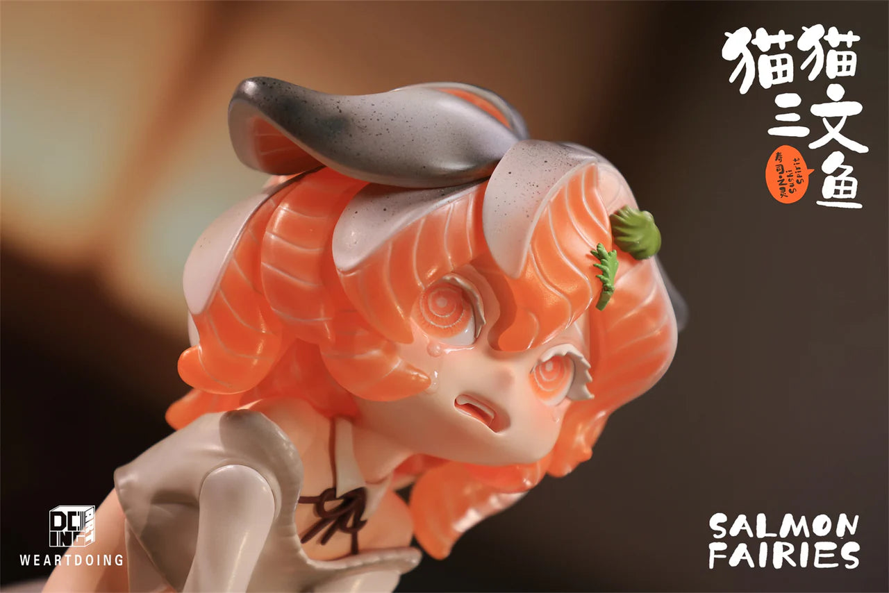 [Pre-Order Closed] WeArtDoing Studio - Statue - Original - Kitty Salmon Series Salmon Fairies-Silver & Salmon Fairies-Caramel (Licensed)