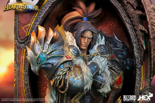 [Pre-Order Closed] HEX Collectibles & BLIZZARD ENTERTAINMENT - Statue - Hearthstone - Varian Wrynn Art Statue (Licensed)