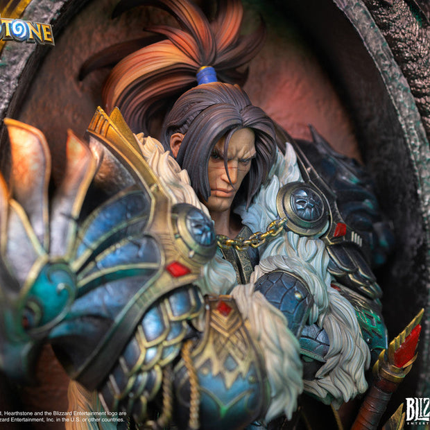 [Pre-Order Closed] HEX Collectibles & BLIZZARD ENTERTAINMENT - Statue - Hearthstone - Varian Wrynn Art Statue (Licensed)