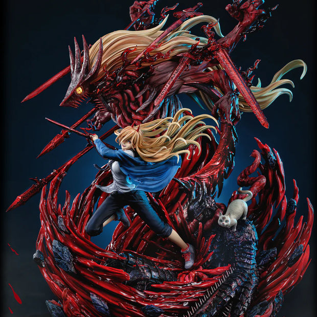 [Warehouse in Stock] YOYO Studio - Statue - Chainsaw Man - Statue Series #2 Blood Demon power