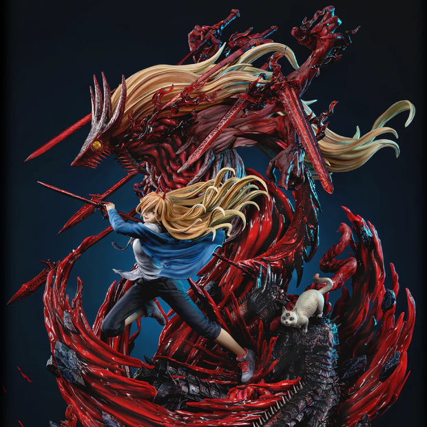 [Warehouse in Stock] YOYO Studio - Statue - Chainsaw Man - Statue Series #2 Blood Demon power