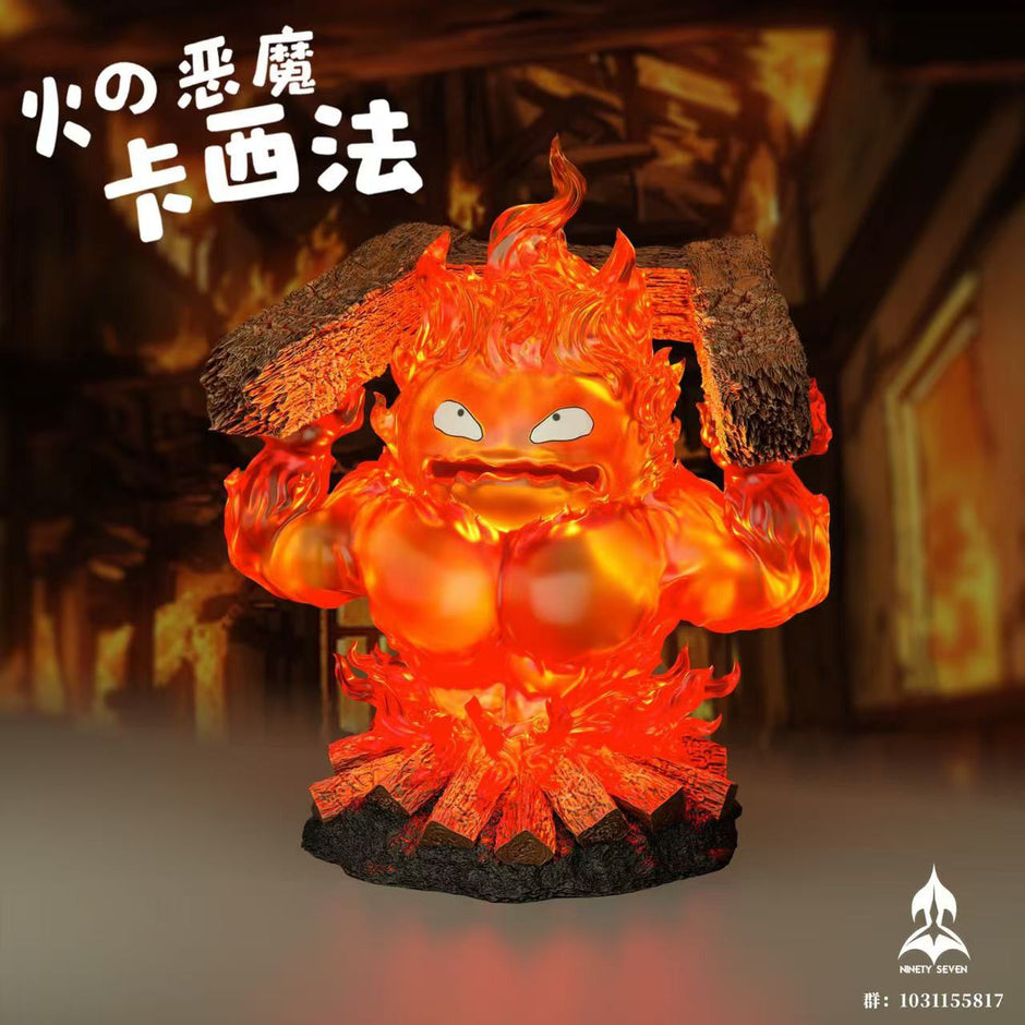 [Pre-Order Closed] NINETY SEVEN Studio - Statue - Howl's Moving Castle - Angry Calcifer