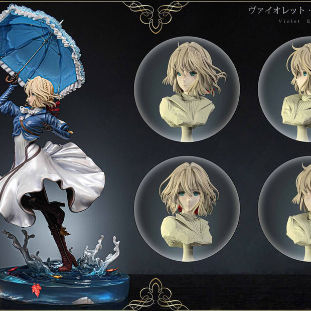 [Warehouse in Stock] LIGHT TEAM Studio - Statue - Violet Evergarden - Violet EX version wtih LED
