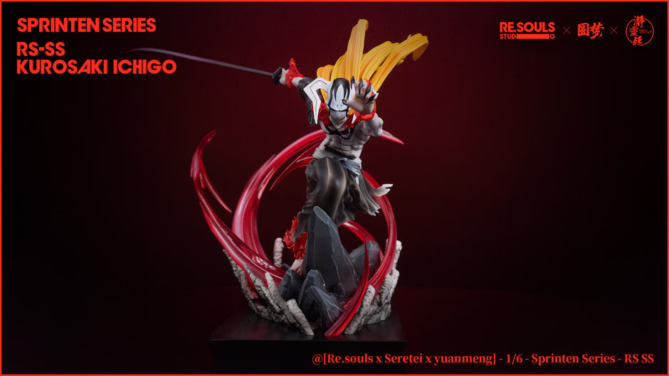 [Warehouse in Stock] ReSouls Studio & Seretei Studio & Yuan Meng Studio - Statue - Death/Boundary BLEACH Zangetsu Kurosaki Ichigo