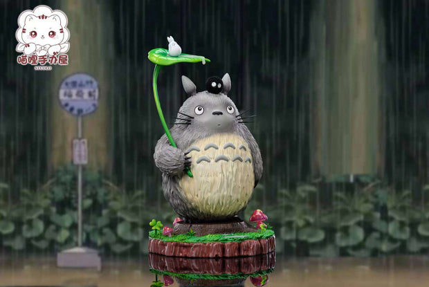[Warehouse in Stock] Miao Li Studio - Statue - My Neighbor Totoro Leaf Umbrella Totoro