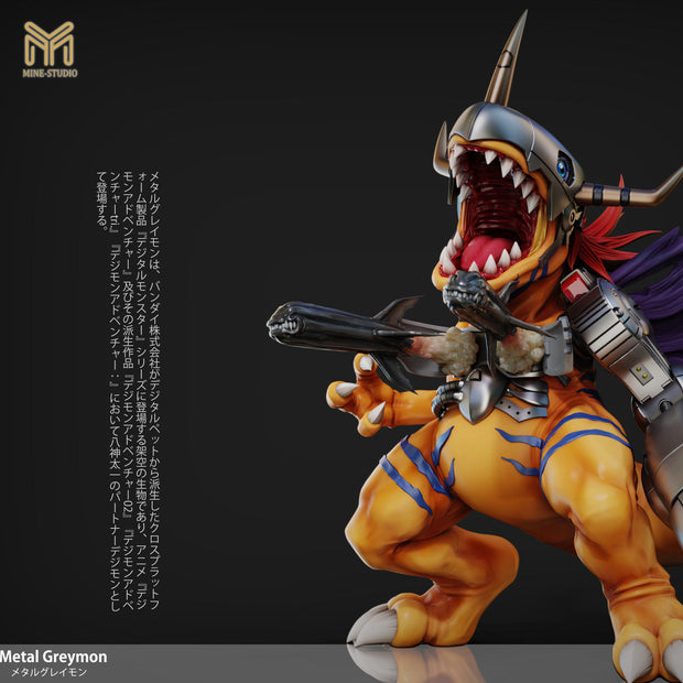 [Pre-Order Closed] Mine Studio - Statue - Digimon - Digital War Greymon