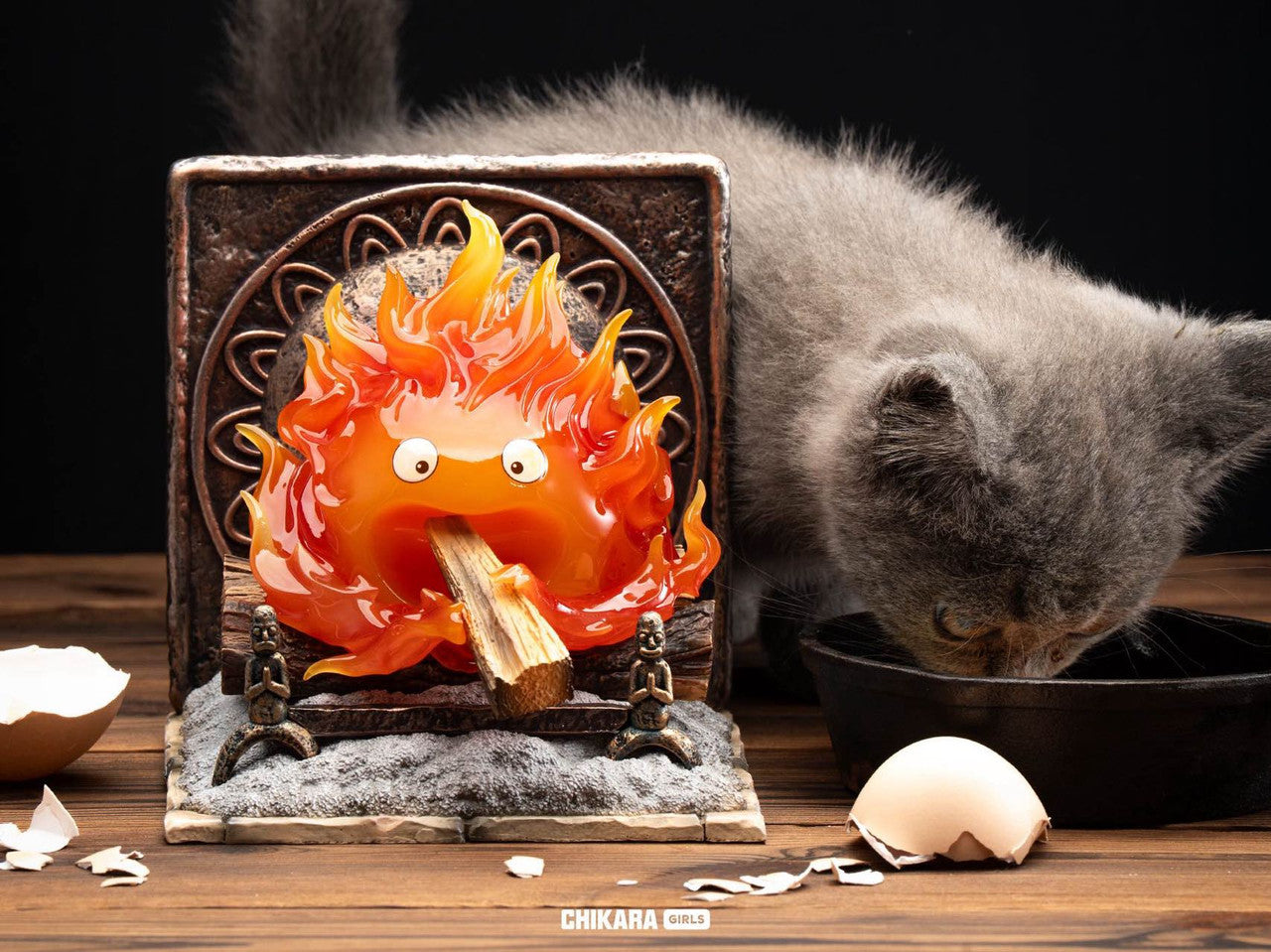 [Pre-Order] CHIKARA Studio  - Statue - Howl's Moving Castle - Calcifer with LED