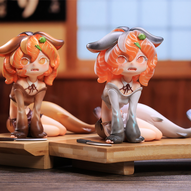 [Pre-Order Closed] WeArtDoing Studio - Statue - Original - Kitty Salmon Series Salmon Fairies-Silver & Salmon Fairies-Caramel (Licensed)