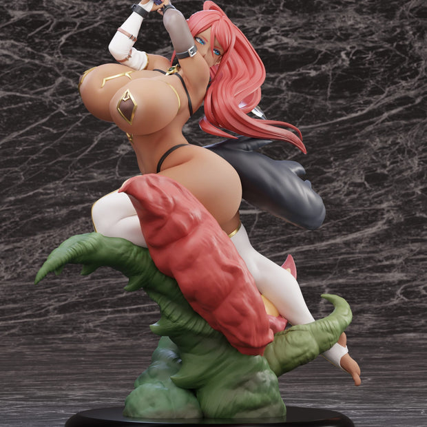 [Pre-Order Closed] SODA Studio - Statue - Original - Silver Rank Adventurer Fire Dragon Rinea (Licensed)