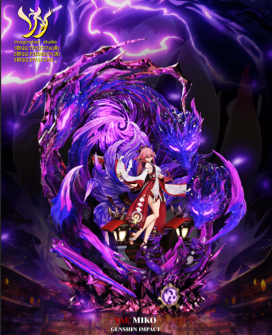 [Warehouse in stock] Imagination Studio - Statue - Genshin Impact #2 Yae Miko