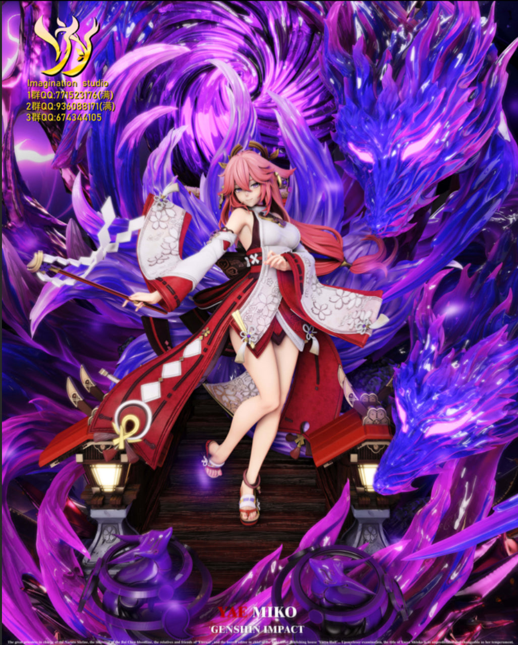 [Warehouse in stock] Imagination Studio - Statue - Genshin Impact #2 Yae Miko
