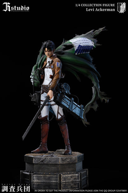 [Warehouse in Stock] JR Studio - Statue - Attack on Titan - Levi Ackerman & Erwin Smith