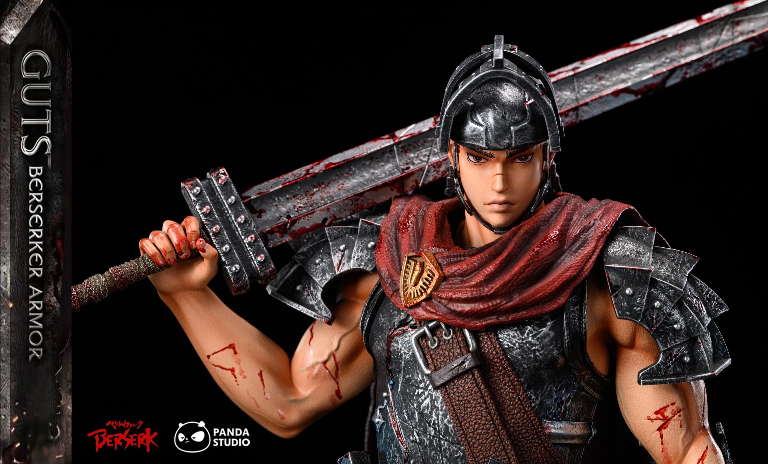 [Warehouse in Stock] Panda Studio - Statue - Berserk - Black Saber Guts