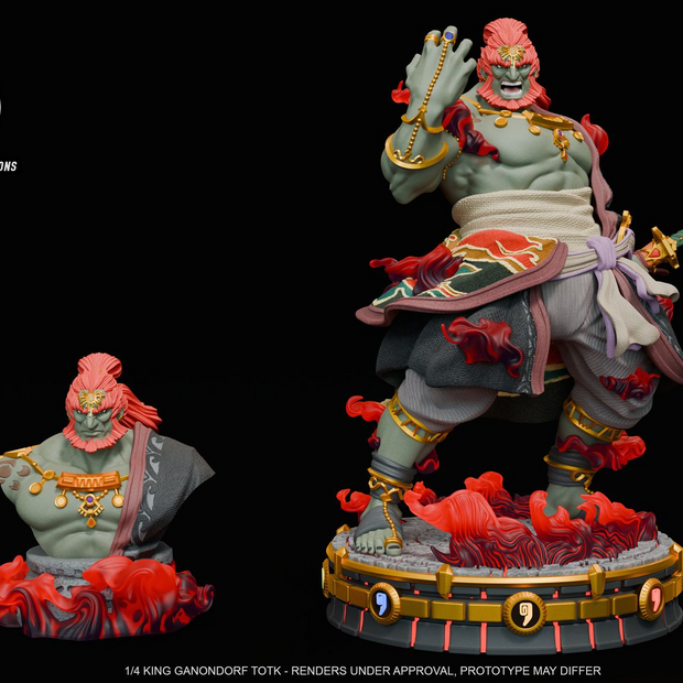 [Warehouse in Stock] Kintsukuroi Creations Studio - Statue - The Legend of Zelda - King Ganondorf