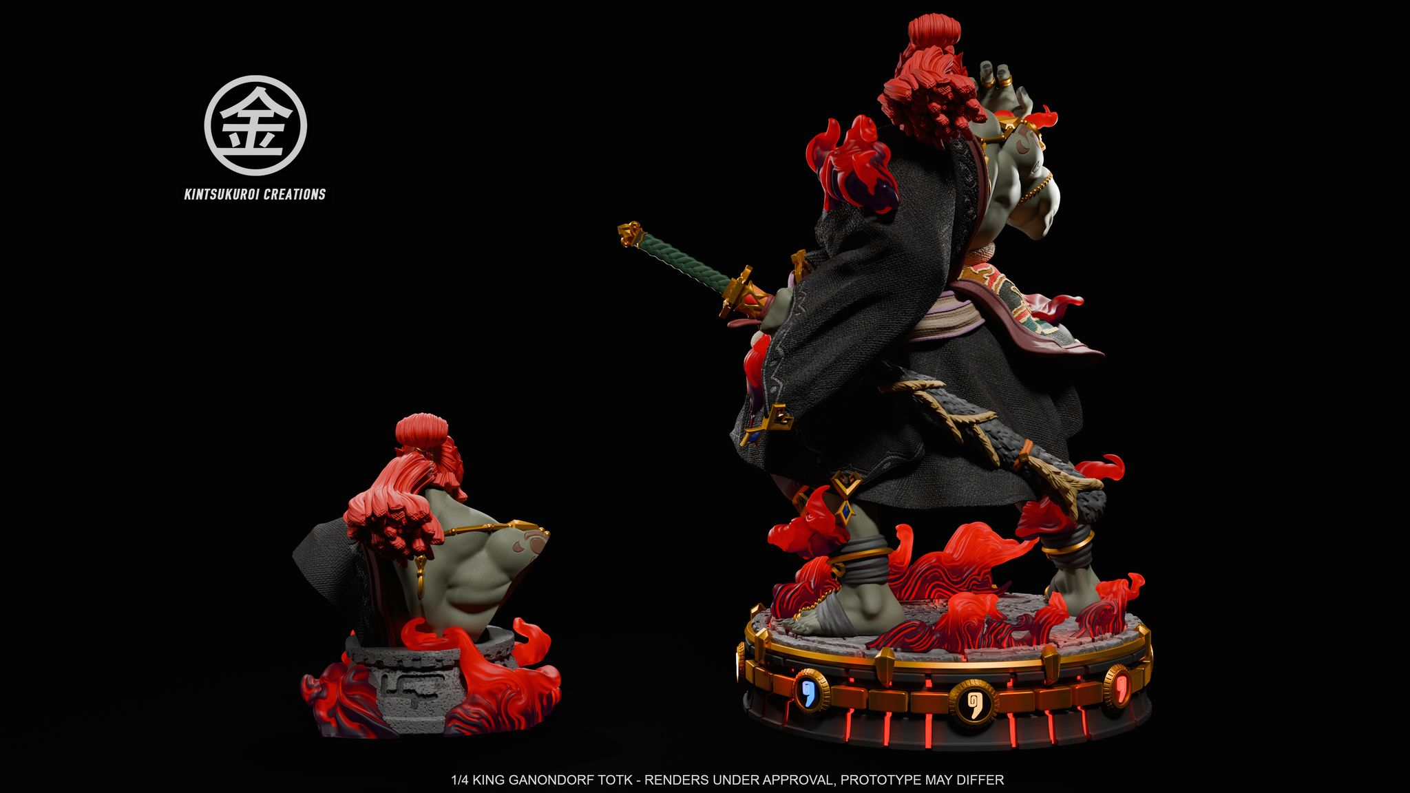 [Warehouse in Stock] Kintsukuroi Creations Studio - Statue - The Legend of Zelda - King Ganondorf