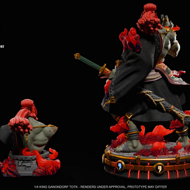 [Warehouse in Stock] Kintsukuroi Creations Studio - Statue - The Legend of Zelda - King Ganondorf