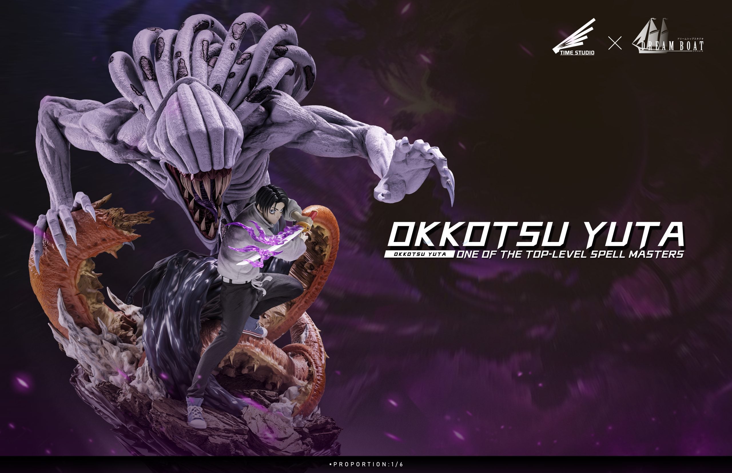 [Warehouse and US in Stock] Dream Boat Studio & TIME Studio - Statue - Jujutsu Kaisen - Yuta Okkotsu (TOP Edition)