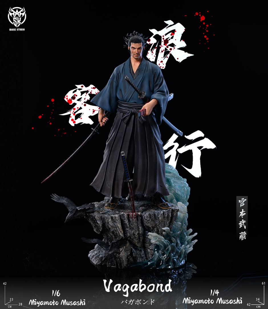 [Warehouse in Stock] Mask Studio - Statue - Vagabond - Miyamoto Musashi