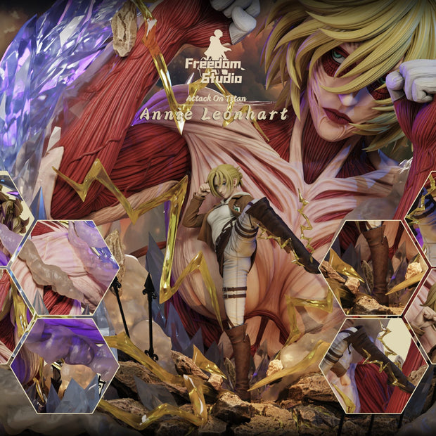 [Warehouse in Stock] Freedom Studio - Statue - Attack on Titan - The 14th Episode: Annie Leonhart & Female Titan