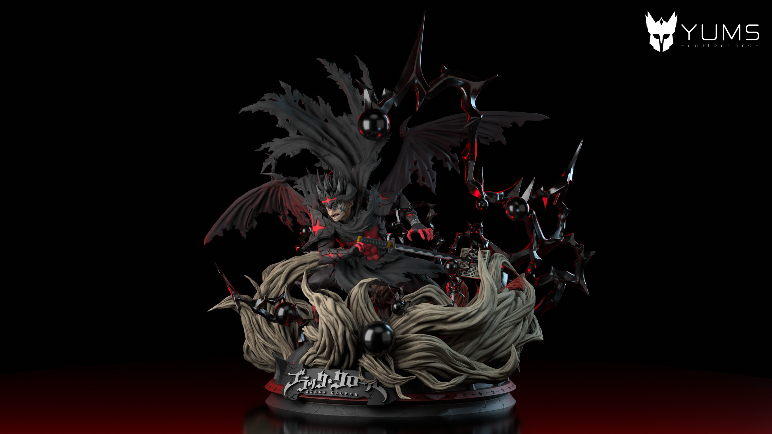[Warehouse in Stock] YUMS-Collectors Studio - Statue - Black Clover - Asta Final Demon Form 2.0
