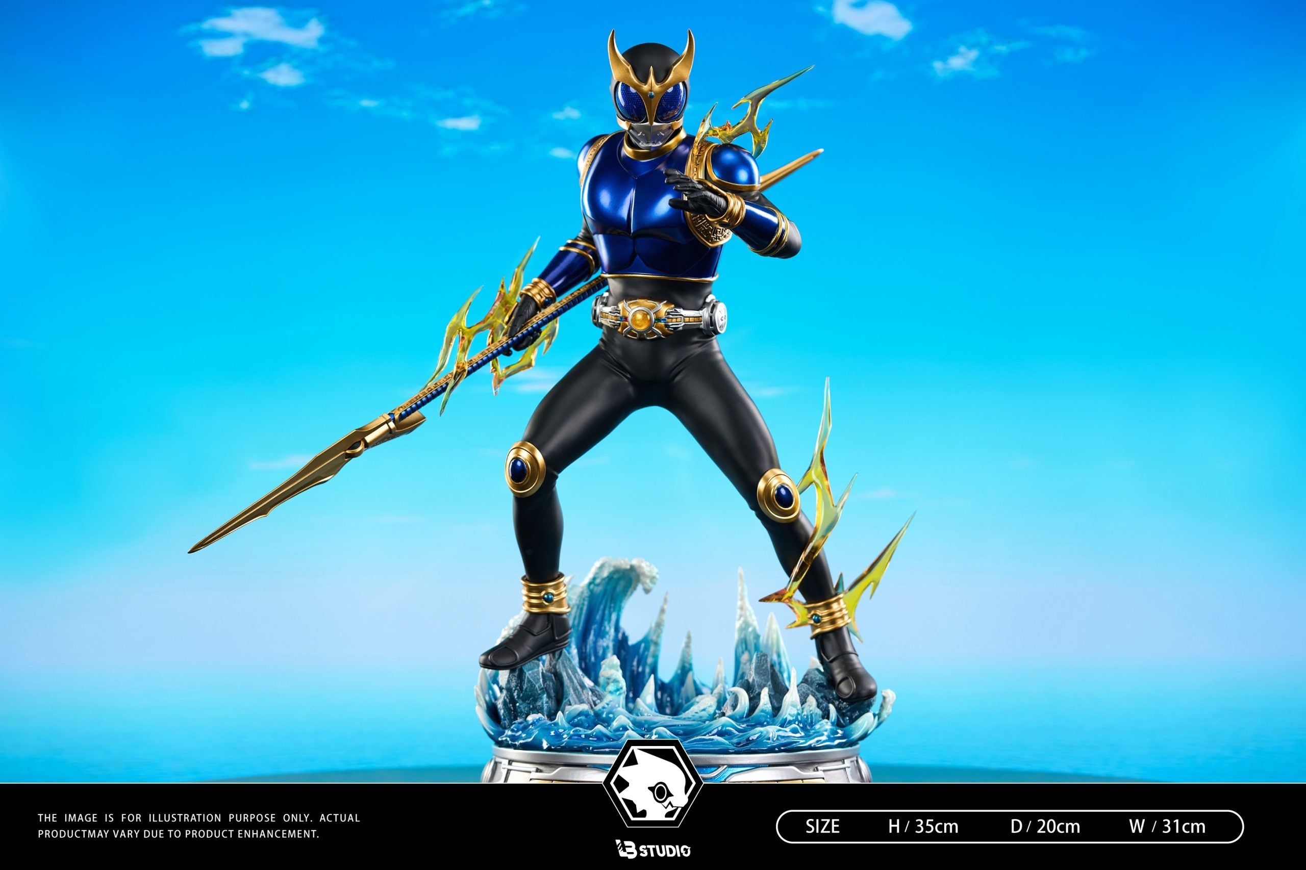 [Warehouse in Stock] LB Studio - Statue - Kamen Rider - Kuuga Blue Dragon Form & Sublimation Form